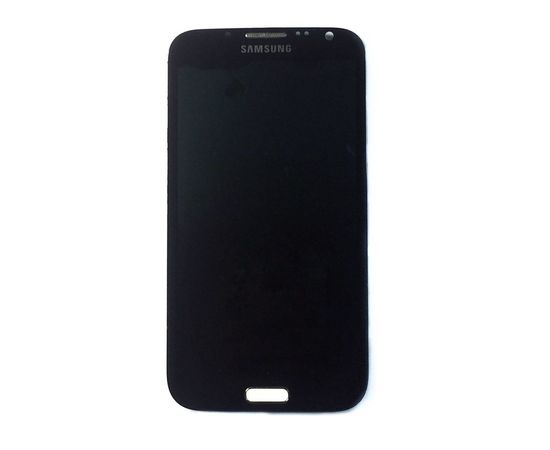 Samsung Galaxy Note II (GT-N7100) LCD дисплей с сенсорным экраном (touchscreen\тачскрин) в сборе с рамкой (Черный) (org.) Samsung - Сервис Плюс Рус