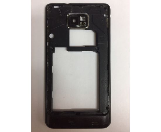 Samsung Galaxy S2 (GT-I9100) Средняя часть корпуса в сборе с полифоническим динамиком (Черный) (org.) Samsung - Сервис Плюс Рус