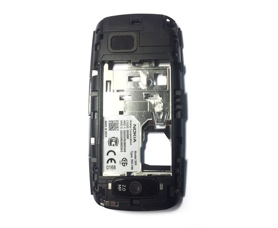 Nokia Asha 305 Средняя часть корпуса (Черный) (org.) Nokia - Сервис Плюс Рус