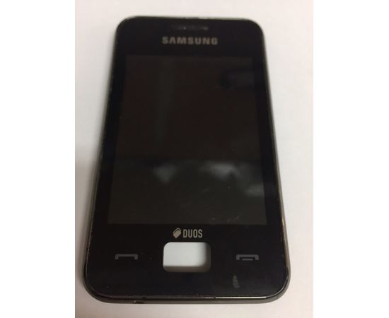 Samsung Star 3 Duos (GT-S5222) Дисплей в сборе с тачскрином (Черный) (org.) Samsung - Сервис Плюс Рус