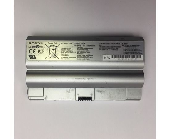 Sony Vaio VGN-FZ21SR (PCG-394P) Аккумулятор (org.) Sony - Сервис Плюс Рус
