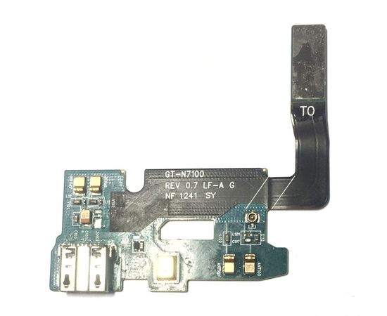 Samsung Galaxy Note GT-N7000 (i9220) Шлейф с коннектором зарядки - ААА Samsung - Сервис Плюс Рус