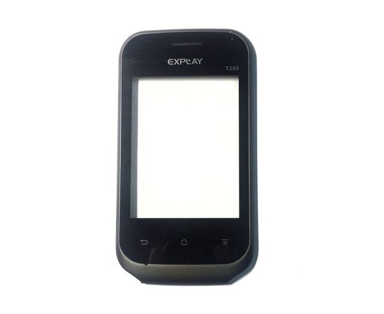Explay T280 Тачскрин в сборе с рамкой (Чёрный) (org.) Explay - Сервис Плюс Рус