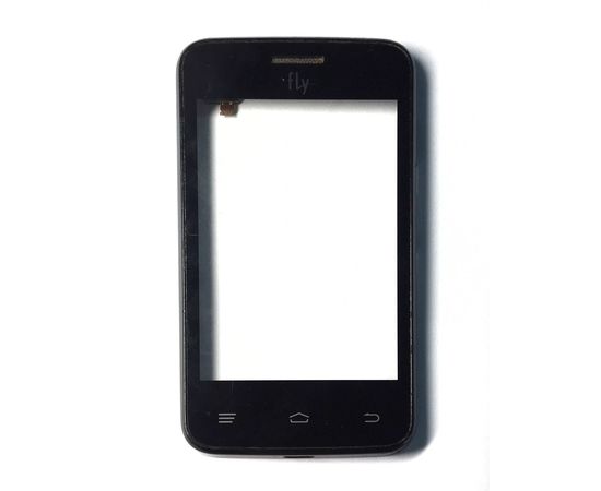 Fly Era Nano 5 (IQ434) Тачскрин в сборе с рамкой (Черный) (org.) Fly - Сервис Плюс Рус
