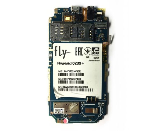 Fly IQ239+ Era Nano 2 Материнская плата (org.) Fly - Сервис Плюс Рус