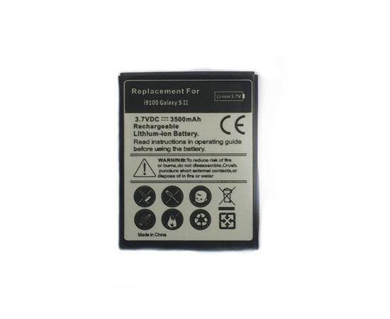 Усиленный аккумулятор для Samsung S2/i 9100 (3500mAh) в комплекте с крышкой (черный) (ААА) Samsung - Сервис Плюс Рус