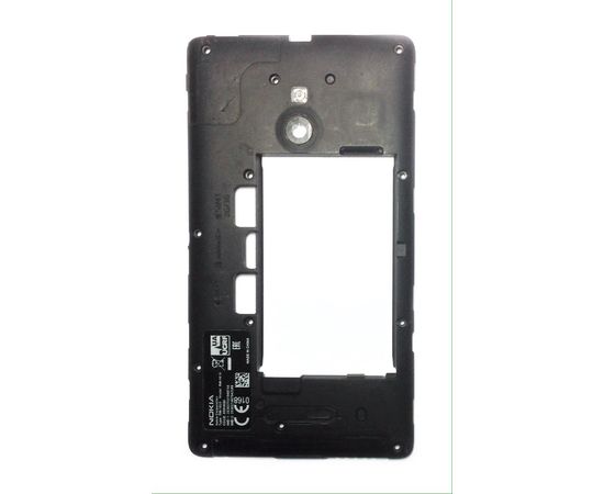 Nokia Lumia 638 4G (RM-1010) Задняя часть корпуса (Черный) (org.) Nokia - Сервис Плюс Рус
