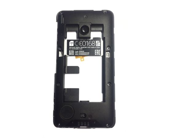 Nokia Lumia 530 (RM-1019) Средняя часть корпуса (Черный) (org.) Nokia - Сервис Плюс Рус