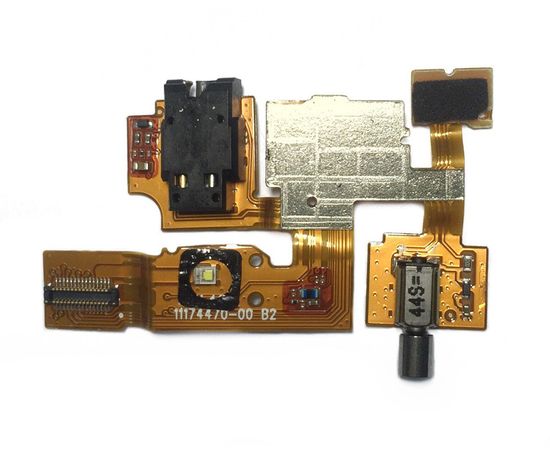 Nokia XL Dual Sim (RM-1030) Шлейф с разъемом гарнитуры, вибромотором, датчиком освещения (original) Nokia - Сервис Плюс Рус