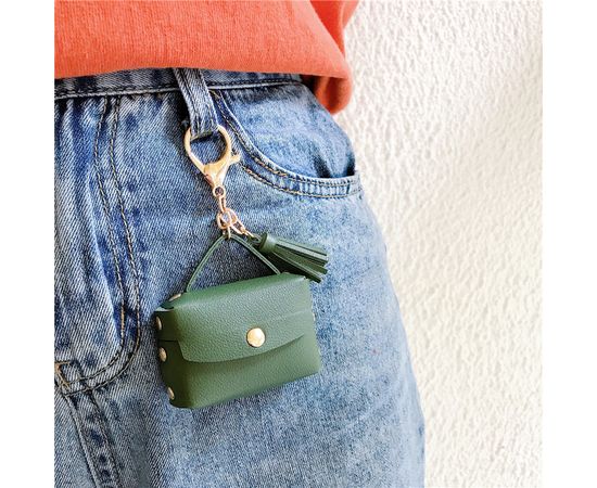 Чехол для AirPods Pro кисточка кожа - Сервис Плюс Рус