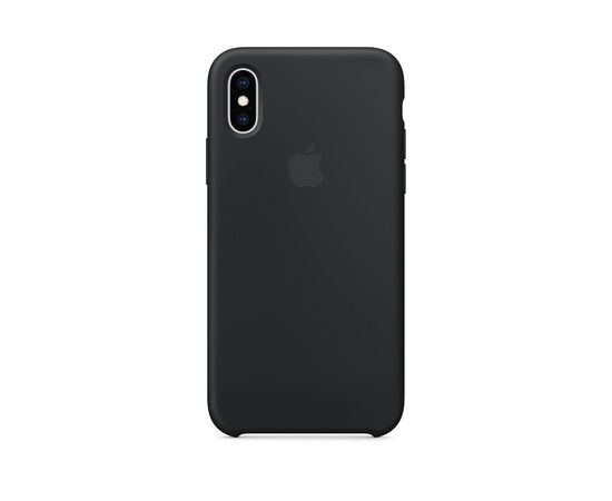 Чехол iPhone X / XS Silicone Case, черный - Сервис Плюс Рус