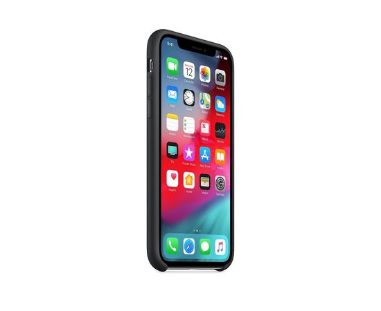 Чехол iPhone X / XS Silicone Case, черный - Сервис Плюс Рус