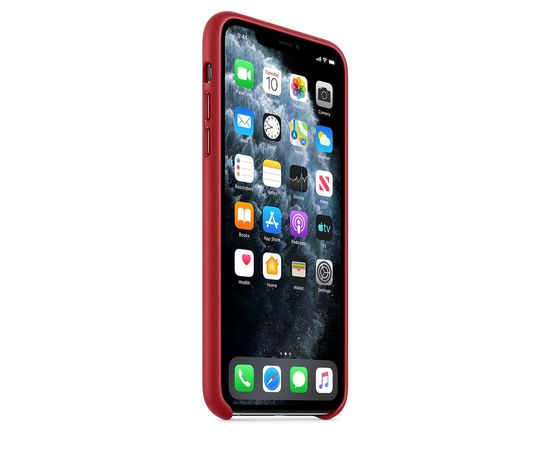 Чехол iPhone 11 Pro Max Leather Case - PRODUCT)RED Apple - Сервис Плюс Рус
