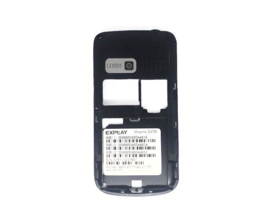 Explay Q230 Средняя часть корпуса (Черный) (original) Explay - Сервис Плюс Рус