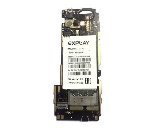 Explay TV280 Материнская плата в сборе с компонентами (original) Explay - Сервис Плюс Рус