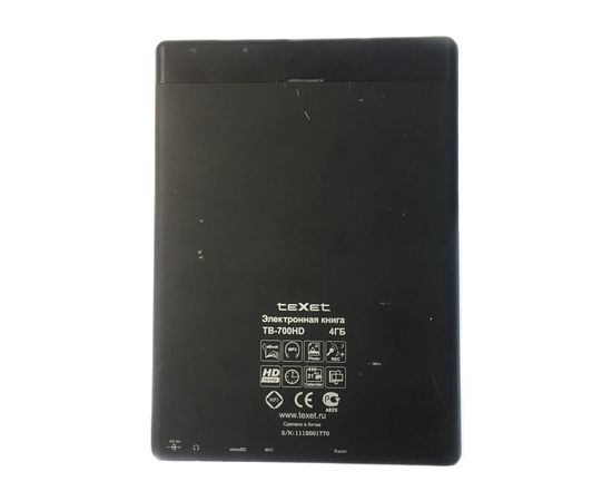 Texet TB-700HD Задняя крышка (Черный) (original) - Сервис Плюс Рус