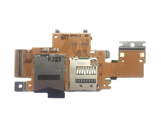 Sony Tablet Z Шлейф с разъемом SIM карты и карты памяти (1266-2014.2) (original) Sony - Сервис Плюс Рус