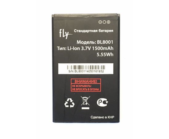Fly Era Nano 3 (IQ436) Аккумулятор (BL8001) (original) Fly - Сервис Плюс Рус