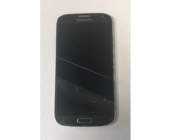 Samsung Galaxy S4 (GT-I9500) Дисплей в сборе с тачскрином (Синий) (С трещиной, рабочий) (original) Samsung - Сервис Плюс Рус