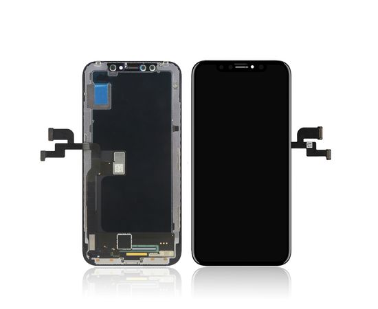 Дисплей для iPhone X в сборе с тачскрином - (OLED) Черный Apple - Сервис Плюс Рус