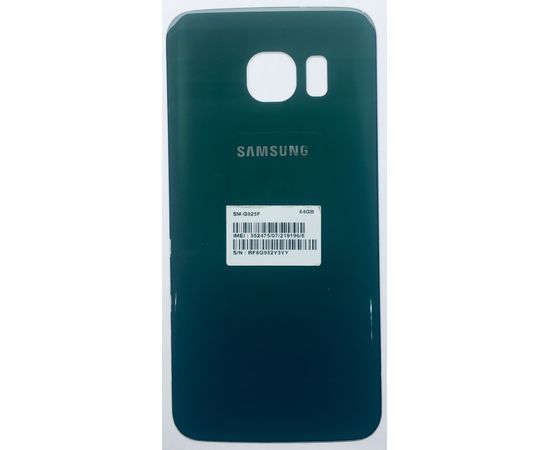 Samsung Galaxy S6 Edge Задняя крышка (Зелёный) (Оригинал) Samsung - Сервис Плюс Рус