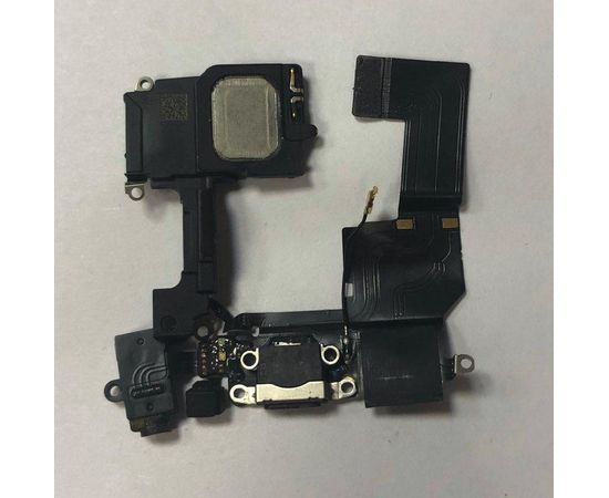 iPhone 5C Нижний шлейф в сборе с разъемом гарнитуры, полифоническим динамиком и микрофоном (original) Apple - Сервис Плюс Рус