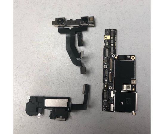 iPhone X Материнская плата 64 ГБ (на ID) с Face ID и динамиком (original) Apple - Сервис Плюс Рус