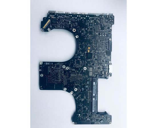 MacBook Pro 15" A1286 (середина 2010) материнская плата (i5-540m, nVidia GeForce G330) (заменён коннектор шлейфа матрицы) 820-2850-A Apple - Сервис Плюс Рус