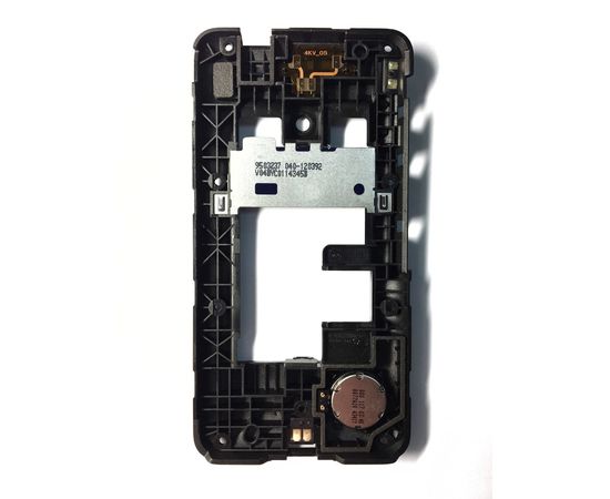 Nokia Lumia 530 (RM-1019) DS Средняя часть корпуса в сборе полифоническим динамиком (Черный) (org.) Nokia - Сервис Плюс Рус