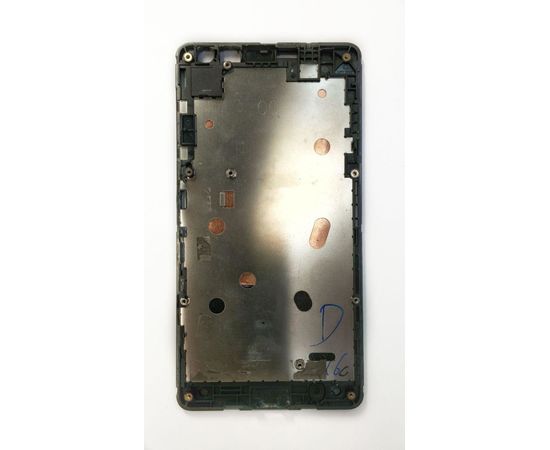Nokia Lumia 535 (RM-1090) Рамка дисплея (Черный) (original) Nokia - Сервис Плюс Рус