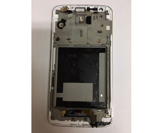 LG G2 (D802) Модуль (дисплей в сборе с тачскрином) в сборе с рамкой (Белый) (org.) LG - Сервис Плюс Рус