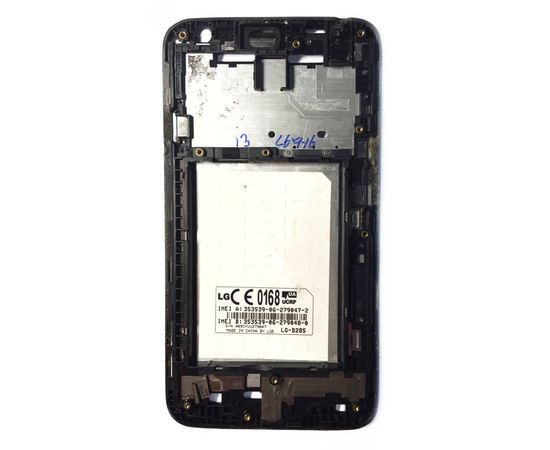 LG L65 (D285) Рамка дисплея (Черный) (org.) LG - Сервис Плюс Рус