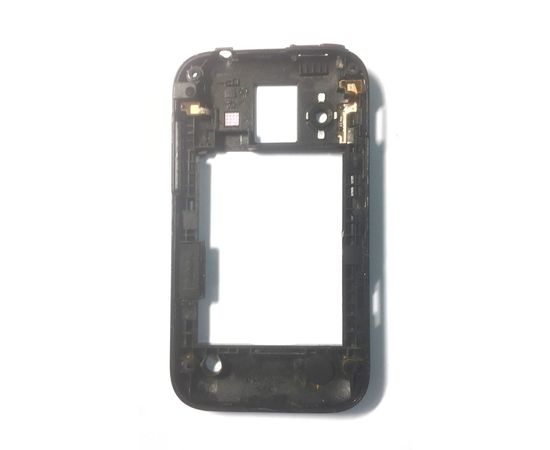 Samsung Galaxy Y (GT-S5363) Средняя часть корпуса (снятый оригинал) - черный Samsung - Сервис Плюс Рус