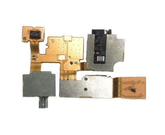 Nokia XL Dual Sim (RM-1030) Шлейф с разъемом гарнитуры, вибромотором, датчиком освещения (original) Nokia - Сервис Плюс Рус
