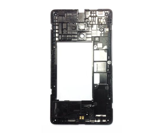 Nokia Lumia 638 4G (RM-1010) Задняя часть корпуса (Черный) (org.) Nokia - Сервис Плюс Рус
