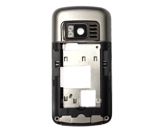 Nokia C6-01 Задняя часть корпуса (без крышки от аккумулятора) (Серебристый) (org.) Nokia - Сервис Плюс Рус