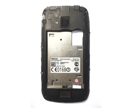 Nokia Lumia 610 (RM-835) Средняя часть корпуса (Черный) (original) Nokia - Сервис Плюс Рус