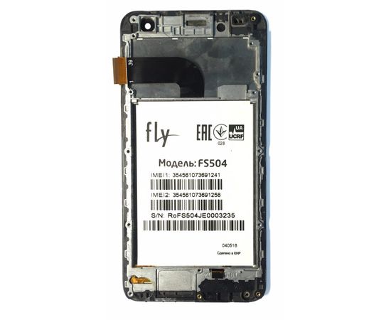 FLY Cirrus 2 (FS504) Модуль (под восстановление) (Черный) (original) Fly - Сервис Плюс Рус