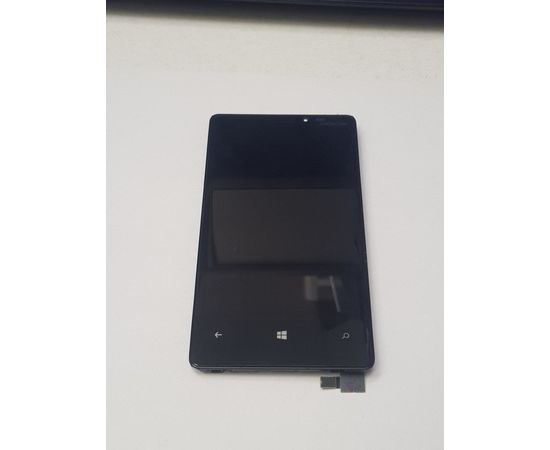 Nokia Lumia 920 RM-821 дисплейный модуль в сборе с тачскрином черный оригинал Nokia - Сервис Плюс Рус