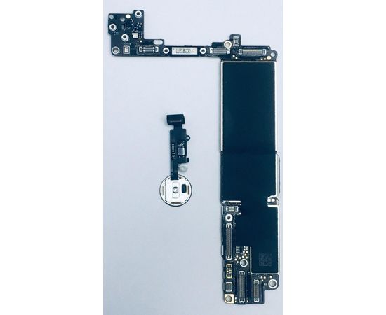 iPhone 8 материнская плата 64Gb (на ID) с белой родной кнопкой и держателем SIM Apple - Сервис Плюс Рус