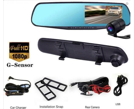 Видеорегистратор зеркало D02 (140°, 4.3", 1920х1080) Eplutus - Сервис Плюс Рус