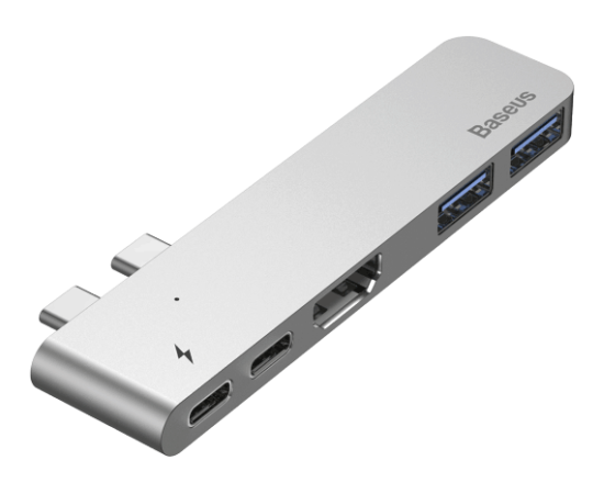 USB-концентратор Baseus Thunderbolt C+ (CAHUB), разъемов: 5 Baseus - Сервис Плюс Рус