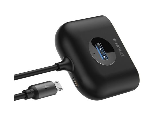 USB концентратор Baseus Square Round 4 in 1 USB3.0 to USB3.0+3xUSB2.0 CAHUB-AY01 Baseus - Сервис Плюс Рус