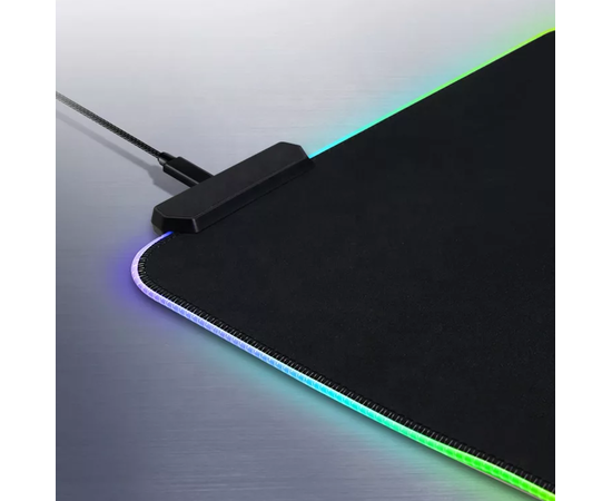 Коврик для мышки RASURE с LED RGB-01 - черный - Сервис Плюс Рус