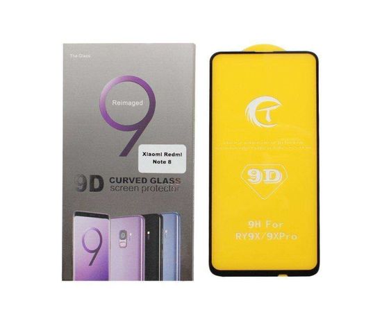 Защитное стекло Xiaomi Redmi Note 8 9D черные Xiaomi - Сервис Плюс Рус