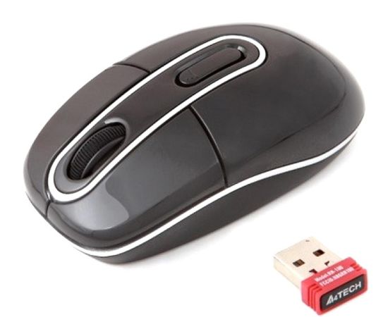 Мышь A4Tech G7-300D, беспроводная, черная A4Tech - Сервис Плюс Рус
