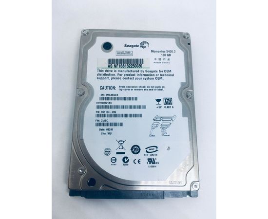 Жёсткий диск SATA 2.5 Seagate Momentus 5400, 160 GB Seagate - Сервис Плюс Рус