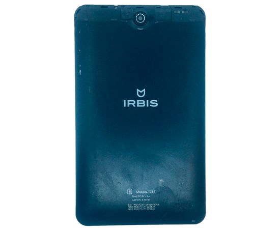 IRBIS TZ851 Задняя крышка (оригинал) - черный IRBIS - Сервис Плюс Рус