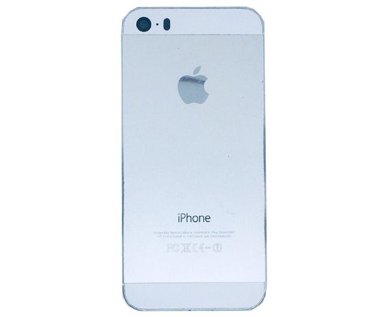 iPhone 5s Корпус в сборе с с толкателем вкл, громкости и блокировки (оригинал) - белый Apple - Сервис Плюс Рус