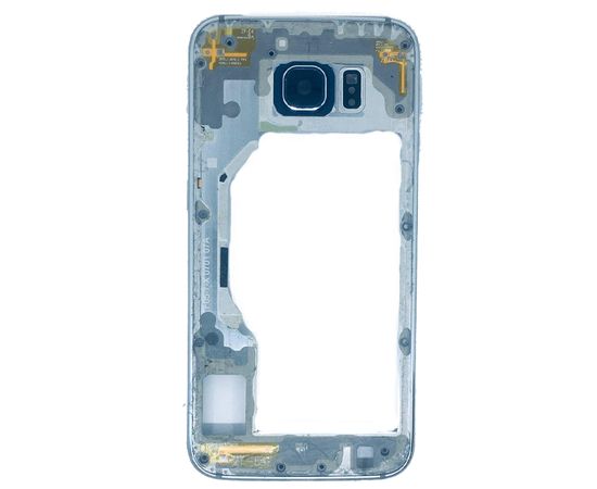 Samsung Galaxy S6 (SM-G920F) Средняя часть корпуса (снятый оригинал) - серебро Samsung - Сервис Плюс Рус